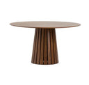 Weiss - Mid-Century Modern Walnut Round Bar Table