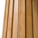 Weiss - Mid-Century Modern Natural Oak Round Dining Table