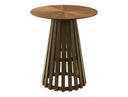 Weiss - Mid-Century Modern Walnut Round Bar Table