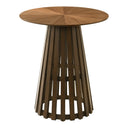Weiss - Mid-Century Modern Walnut Round Bar Table