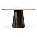 Weiss - Mid-Century Modern Wenge Round Dining Table