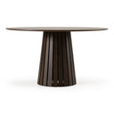 Weiss - Mid-Century Modern Wenge Round Dining Table