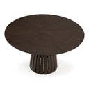 Weiss - Mid-Century Modern Wenge Round Dining Table