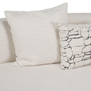 Weldon - Modern Off-White Fabric Curved Sectional Sofa