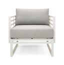 Wharf - Outdoor Light Grey and White Sofa Set