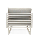 Wharf - Outdoor Light Grey and White Sofa Set