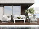 Wharf - Outdoor Light Grey and White Sofa Set