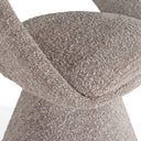 Wiles - Modern Grey Fabric Swivel Dining Chair