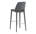 Williamette Mid-Century Dark Grey Fabric Bench