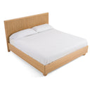 winters - modern natural oak bed