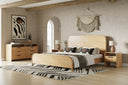Dresden - Modern Natural Acacia 1-Drawer Nightstand Bedroom Set