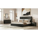 Fields - Modern Black Acacia Mirror