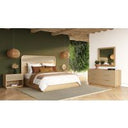 Gavin - Modern Natural Ash + Rattan Bedroom Set