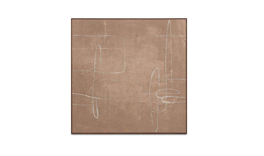 Notion Framed Painting Brown