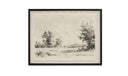 Briar Framed Print On Linen