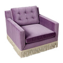 Wright Lounge Chair with Bullion Fringe