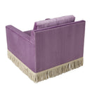 Wright Lounge Chair with Bullion Fringe