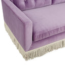 Wright Sofa with Bullion Fringe