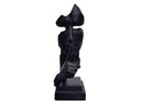 Whisper Modern Black Sculpture