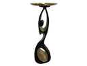 Abstract Woman Modern Black + Gold Sculpture