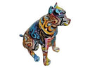 Graffiti French Bulldog Modern Multi-Color Sculpture