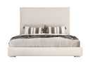 Sogno - Italian Modern Beige Fabric High Headboard Bed