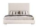 Sogno - Italian Modern Beige Fabric High Headboard Bed