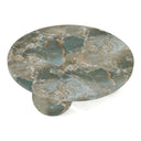 Wutai - Modern Faux Marble Concrete Round Coffee Table, view 5