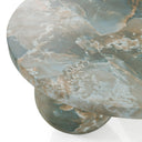 Wutai - Modern Faux Marble Concrete Round Coffee Table, view 6