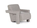 Wylie - Modern Light Grey-Beige Fabric Accent Chair