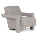 Wylie - Modern Light Grey-Beige Fabric Accent Chair