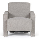 Wylie - Modern Light Grey-Beige Fabric Accent Chair