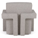 Wylie - Modern Light Grey-Beige Fabric Accent Chair