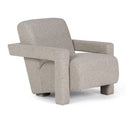 Wylie - Modern Light Grey-Beige Fabric Accent Chair