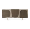 Mason Modern Glass & Black Ash Dining Table