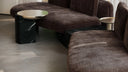 Overlap Sectional - 5-Piece Left-Facing - Nero Marquina Marble by Caracole, view 14