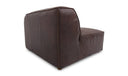 Form Corner Chair Espresso Brown Leather
