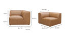 Form Corner Chair Sonoran Tan Leather