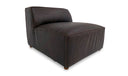 Form Slipper Chair Espresso Brown Leather