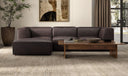 Form Signature Modular Sectional Espresso Brown Leather
