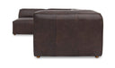 Form Signature Modular Sectional Espresso Brown Leather