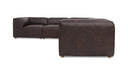 Form Classic L-Shaped Modular Sectional Espresso Brown