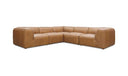 Form Classic L-Shaped Modular Sectional Sonoran Tan Leather