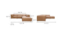 Form Dream Modular Sectional Sonoran Tan Leather