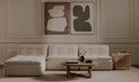Lino Slipper Chair Textured Oat