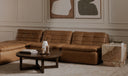 Lino Slipper Chair Tan Leather