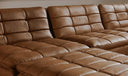 Lino Slipper Chair Tan Leather