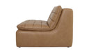 Lino Slipper Chair Tan Leather