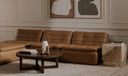 Lino Ottoman Tan Leather
