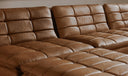 Lino Ottoman Tan Leather